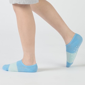 躲貓貓 隱形童襪 - 藍(4y-9y)