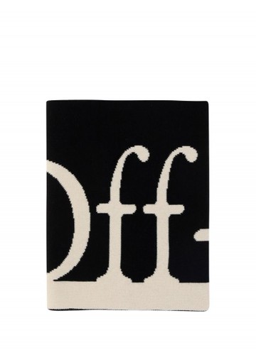 Off White - Logo Bookish Scarf - Womens - White