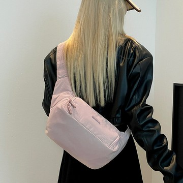 胸包 單肩包 防水包 腰包 Colorful Fox新款女士斜挎單肩包馬卡龍色系簡約通勤百搭胸包腰包