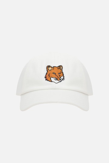 MAISON KITSUNÉ Large Fox Head drill baseball cap Man