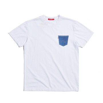 EDWIN｜男裝｜印花貼口袋短袖T恤