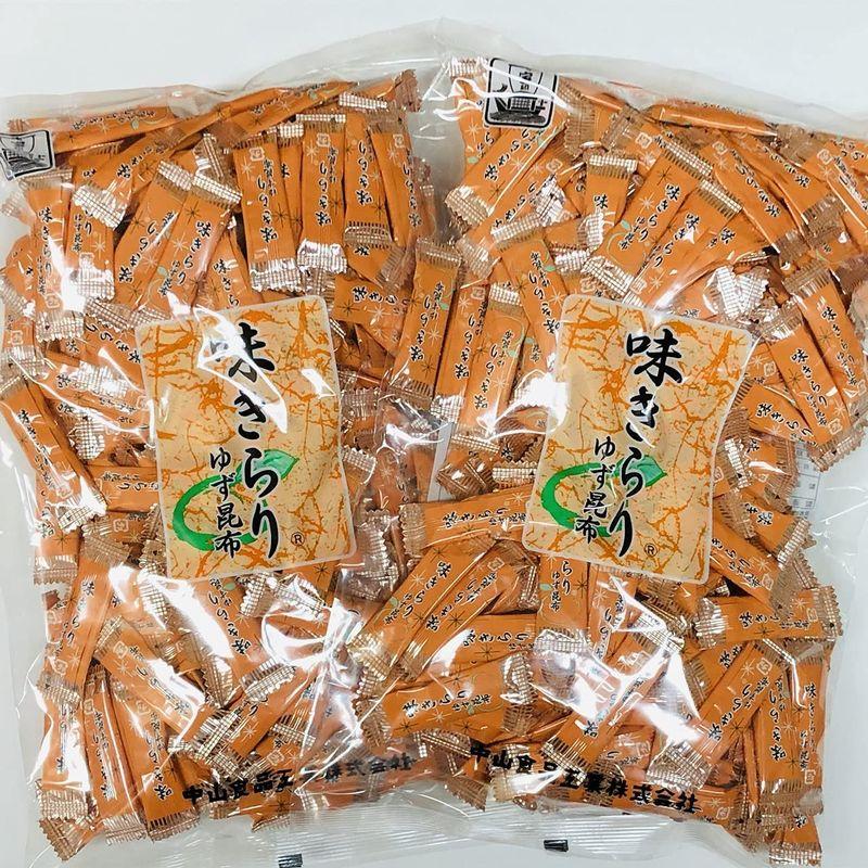 味きらり ゆず昆布 １ｋｇ（５００ｇ×２袋）業務用