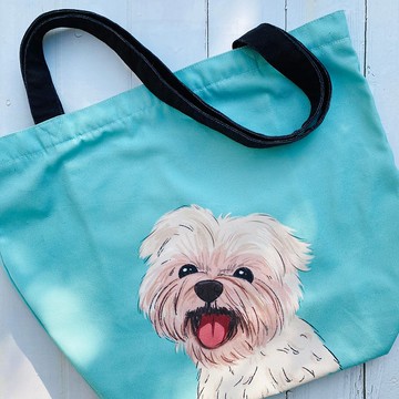 手工定製 / 客製化 客製帆布袋 滿版可印 附拉鍊及暗袋