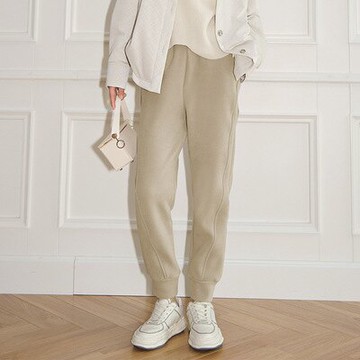 時尚高端舒適休閒褲納米防風工裝束腳九分褲簡約素色百搭女褲子【聚物優品】