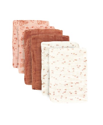 有機棉萬用巾(6入)-美好時光