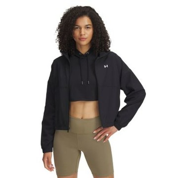 【UNDER ARMOUR】UA 女 Rival Woven 防潑水外套_1389631-001