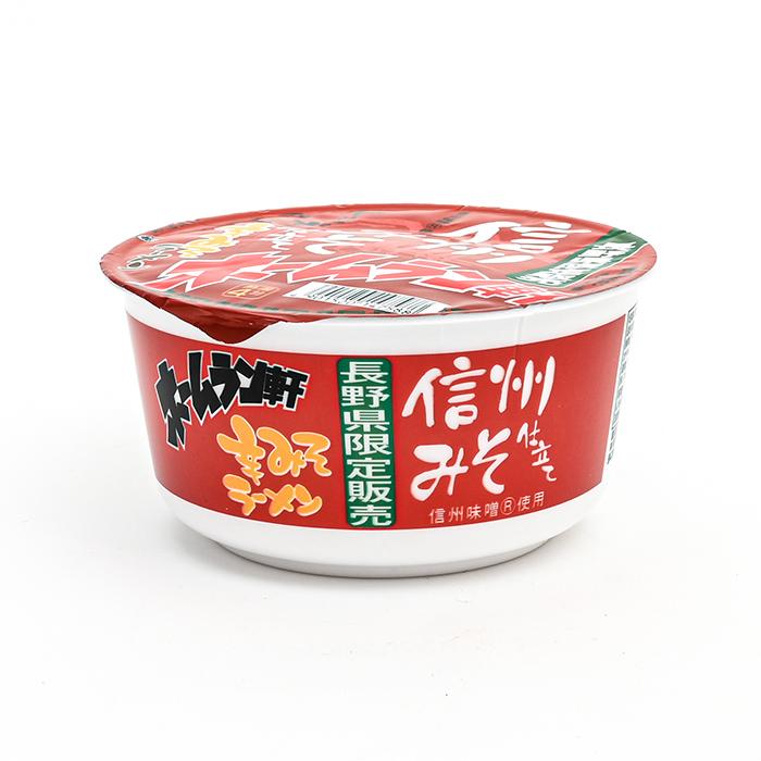 テーブルマーク 長野県限定販売信州みそ仕立てホームラン軒辛味噌ラーメン（赤）×24個（送料込）