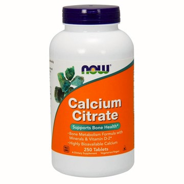 Calcium Citrate 250 Tabs by Now Foods