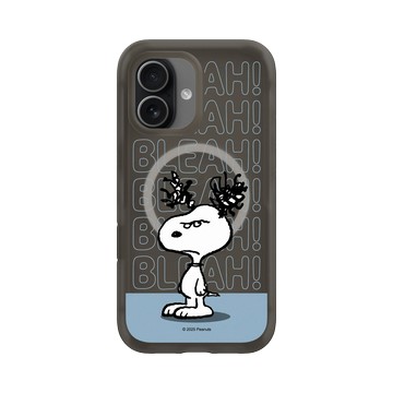 iPhone 17 AirX 本質黑 - 史努比 Snoopy - 不開心