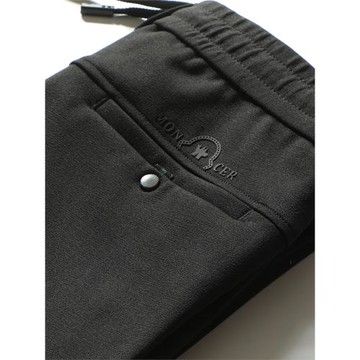 春秋款男士休閑褲子直筒寬松長褲抽繩彈力松緊腰運動衛褲男百搭季