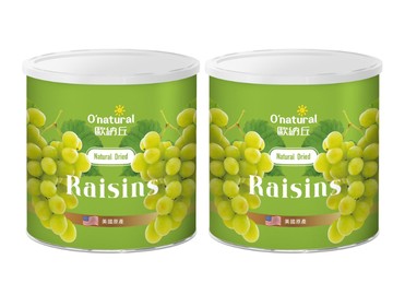 美國加州葡萄乾360g*2罐