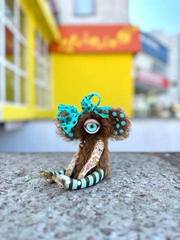 大棕cheburashka - 獨眼巨人 _ 訂製！