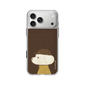 iPhone 17 Pro Max Clear Case（相機按鈕） 透明 - Seungyoun Kim - 戴帽子的小狗