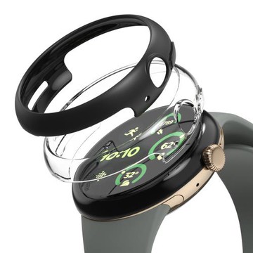 Rearth Ringke Google Pixel Watch 3 41/45mm 輕薄保護殼(1透1黑)