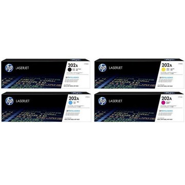 【送咖啡券+免運】HP CF500A+CF501A+CF502A+CF503A(202A)原廠碳粉匣 適M254/M280/M281｜領券最高折$220