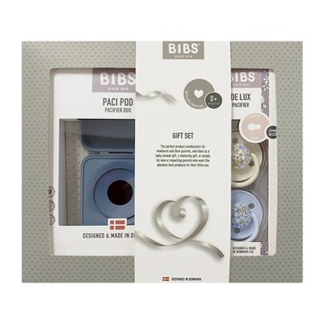 寶貝時尚配件【BIBS】BIBSxLiberty 經典印花禮盒組 (共3色可選) 新生兒 彌月禮 新手爸媽 奶嘴 奶嘴盒