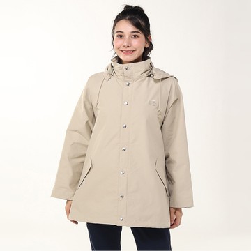 CHUMS A Line Mountain Parka 女 風衣外套 灰白色 CH181357B028