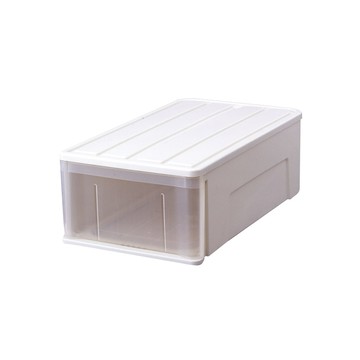 【日本天馬】日本製透窗單層抽屜收納箱(深66cm)-M-3入