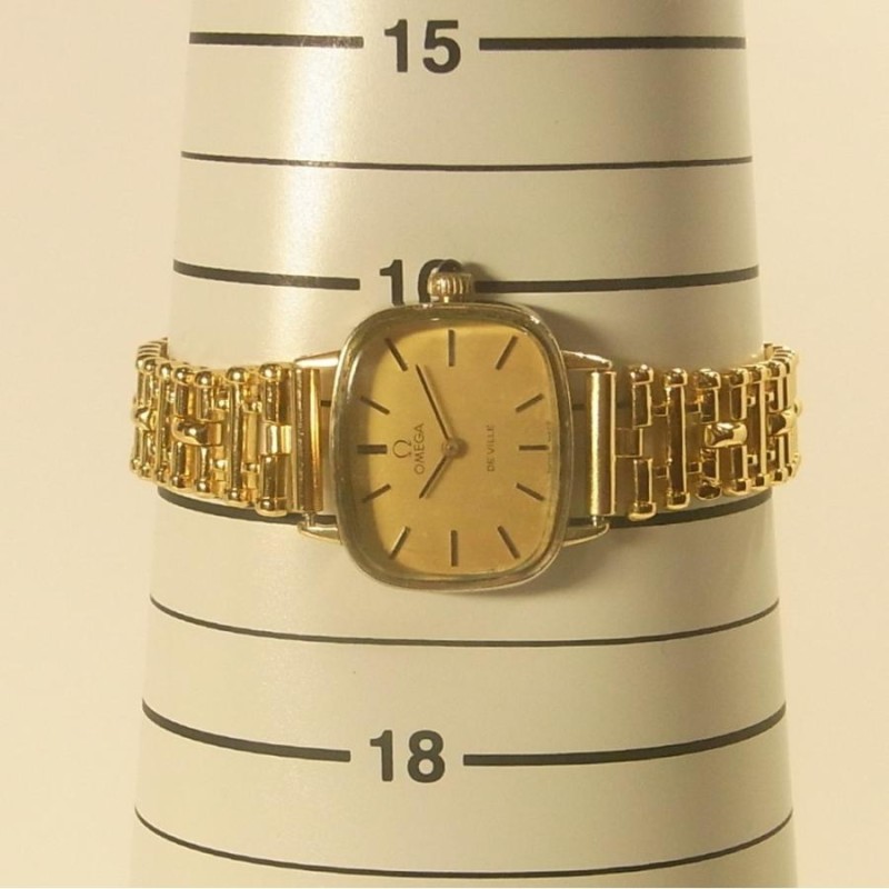 稼働品 OMEGA オメガ レディース 手巻き 機械式 アンティーク 腕時計  