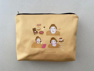 【Almost there】收納化妝包–橙汁黃