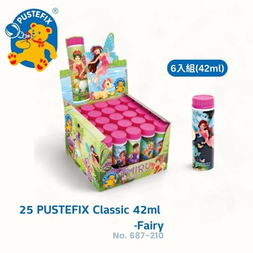 德國Pustefix - 經典款魔法泡泡瓶(42ML)-小仙女版6瓶組