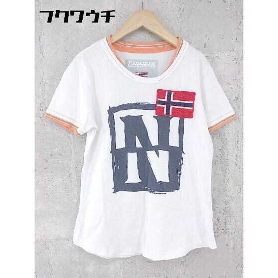 ◇ napapijri ナパピリ ロゴ プリント 半袖 Tシャツ カットソー サイズ