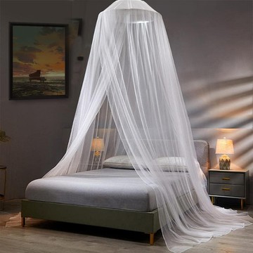 AHOYE 吊掛式圓頂蚊帳  King Size 床型  透明色