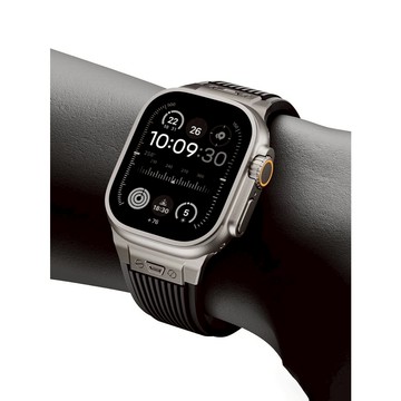《台灣出貨》適用 APPLE WATCH 液態硅膠錶帶 大爆炸釘版錶帶 Ultra S11 S10 46mm 男士錶帶