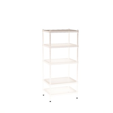 [客尊屋]粗管/沖孔/45x60x135hcm 白騎士沖孔 五層架白騎士