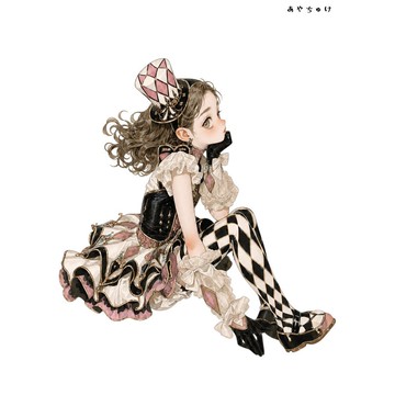 【6 月新品】07-135-0037 人物貼紙 馬戲團風格