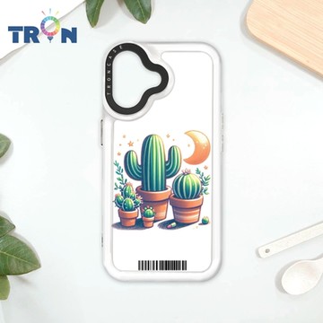 TRON IPhone 16 月亮仙人掌集合 防摔太空載具殼 透黑 軟硬 手機殼