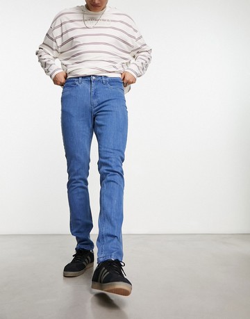 Bolongaro Trevor skinny jeans in mid blue
