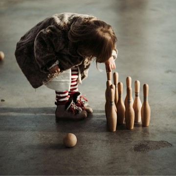 Wooden Story 原木保齡球組 10pcs