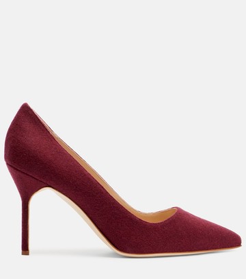 Manolo Blahnik BB 90 wool pumps