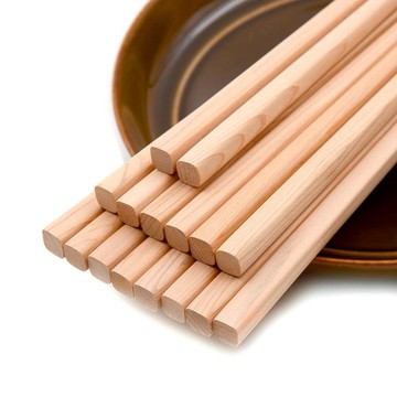 筷子 台灣檜木箸八雙入 (素面)