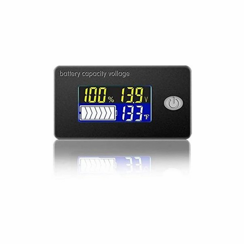 Lcdデジタル電圧計 温度計搭載 車 バイク 電池残量表示 バッテリーチェッカー 小型 2線式 パネルメーター 電圧計 ブザー付き 通販 Lineポイント最大get Lineショッピング