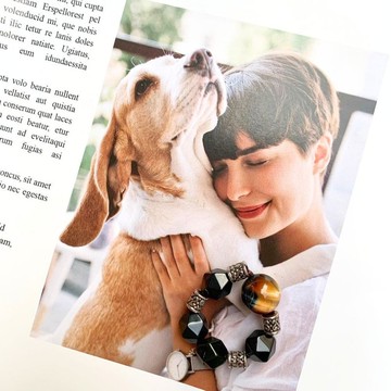 寵物腳掌造型毛髮收集吊飾套組 珍藏毛孩溫暖 水晶能量 黑色幻想