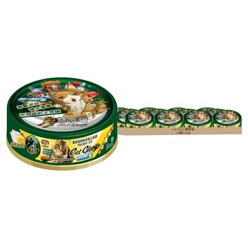 Cat Glory 驕傲貓 無穀老貓主食罐  頂級白鮪魚 + 起司  85g  24罐