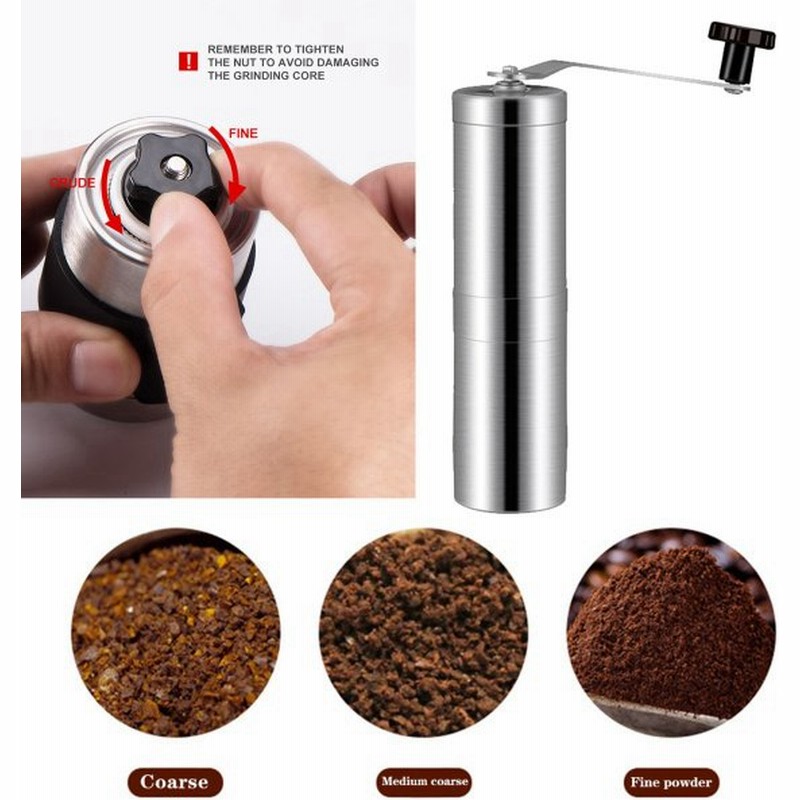逸品】 Meelio コーヒーミル 手動 セラミック コーヒーグラインダー スケルトン ステンレスハンドル 二重容器 アウトドア 粗さ調節機能 持ち  discoversvg.com