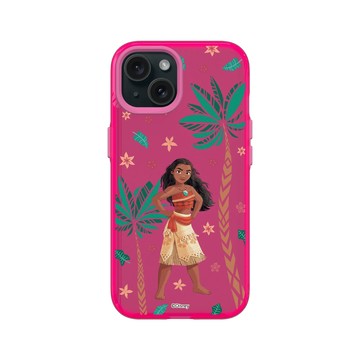 iPhone 15 Clear 粉漾桃 - 迪士尼-公主系列 Disney Princess - 迪士尼公主 - 莫阿娜公主