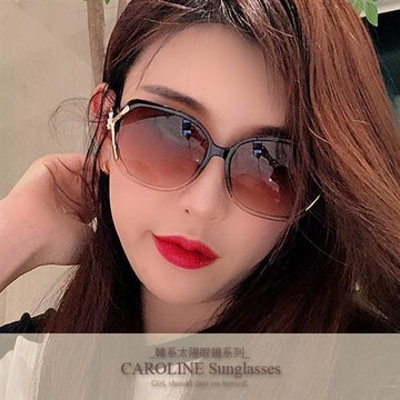 《Caroline》年度最新網紅款潮流百搭抗UV時尚太陽眼鏡 72127