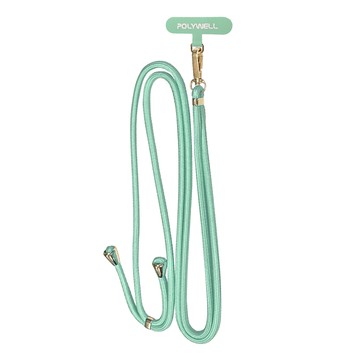 POLYWELL 寶利威爾 手機掛繩吊繩夾片組 PW15-T96-A360  綠色  1條