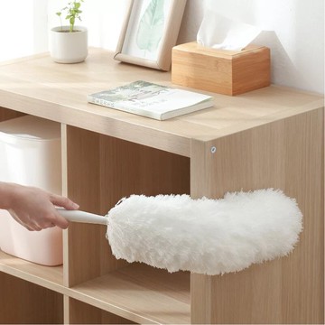 鋁桿可彎曲細纖維清潔除塵撣家用車用雞毛撣子不掉毛省力掃除工具