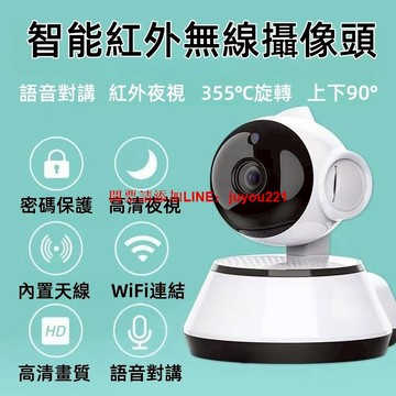 無網可用/臺灣公司貨 12H出貨+保固五年 鷹眼通監視器 高清監視器 WiFi監視器 21天錄像回放 移動偵測 智能抓拍