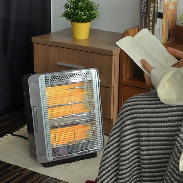 福利良品│日本KOIZUMI 蒸氣保濕 2in1 遠紅外線石英電暖器