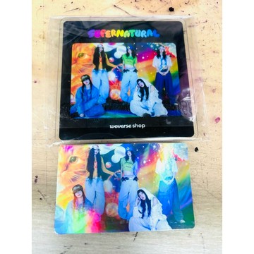 韓居🇰🇷wvs🌸 NEWJEANS SUPERNATURAL NJ X MURAKAMI 村上隆 特典 特典卡 杯墊