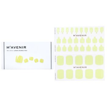 Mavenir Mavenir 指甲貼 (黃色) - # Lemon Crumble Pedi 36pcs-美容工具