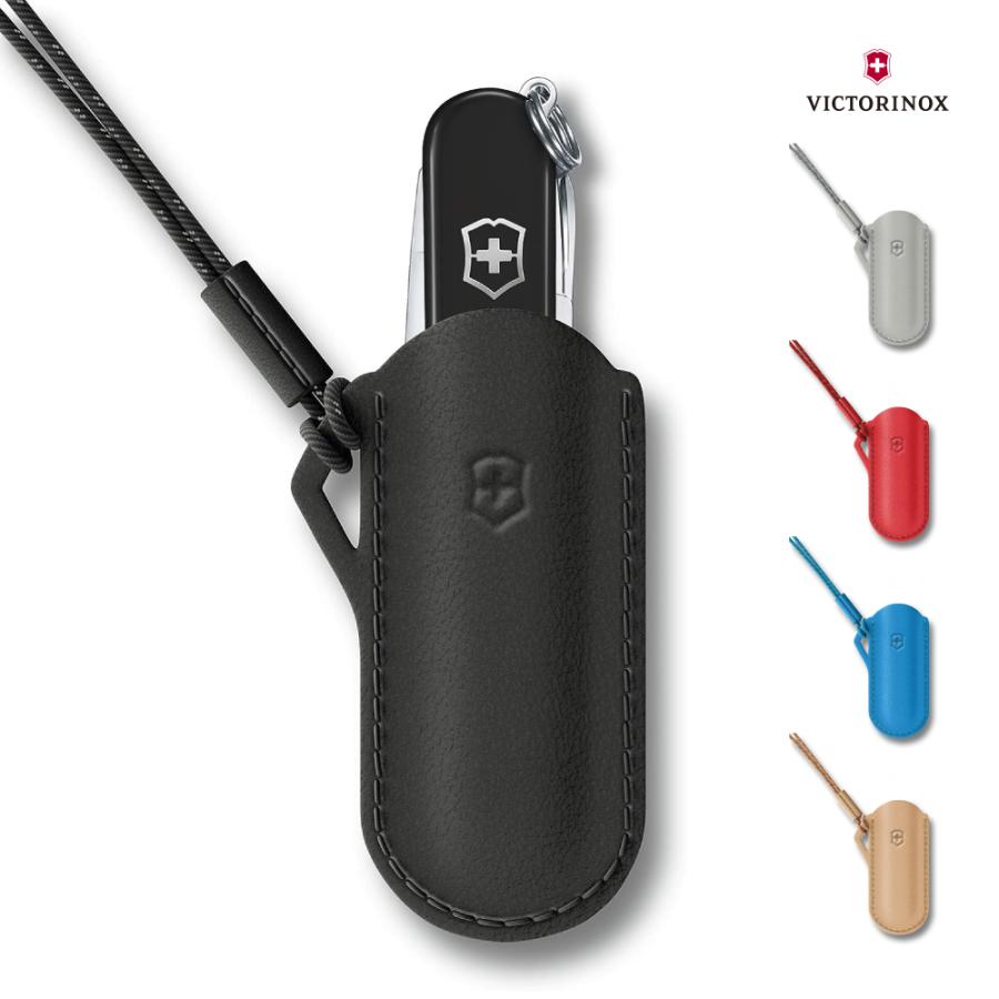 ビクトリノックス レザー ポーチ 日本正規品 革 携帯 おしゃれ ストラップ マルチツール アクセサリー VICTORINOX メール便