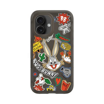 iPhone 16 AirX 本質黑 - 樂一通 Looney Tunes - 兔巴哥貼紙款