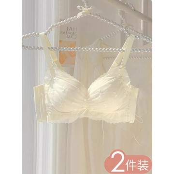 🥇臺中店/免運🥇內衣夏季女薄款防下垂收副乳聚攏小胸上託調整型甜美文胸夏天薄款3MLYW